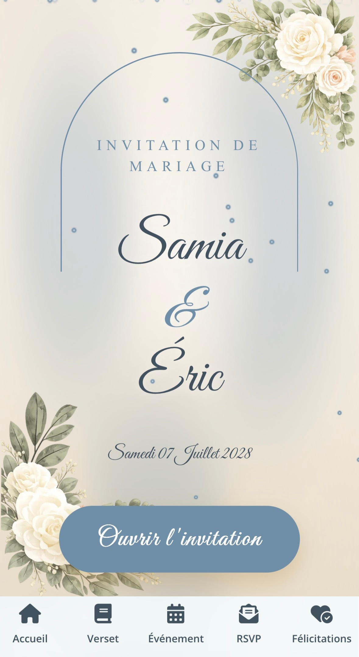 Invitation Mariage